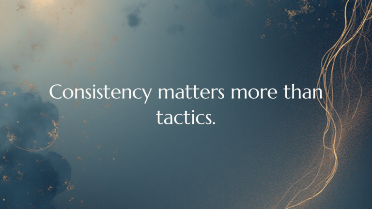 Why I Focus on Consistent Visibility (Not Marketing Tactics)
