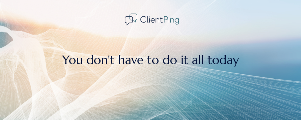 When You’re Not Marketing… Even Though You Know You Should