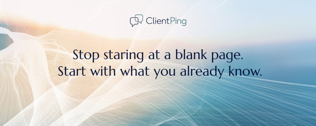 Follow This Easy System for Defeating the Blank Page