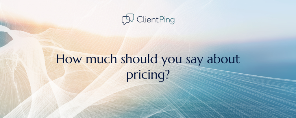 Should You Put Your Bookkeeping Prices on Your Website?